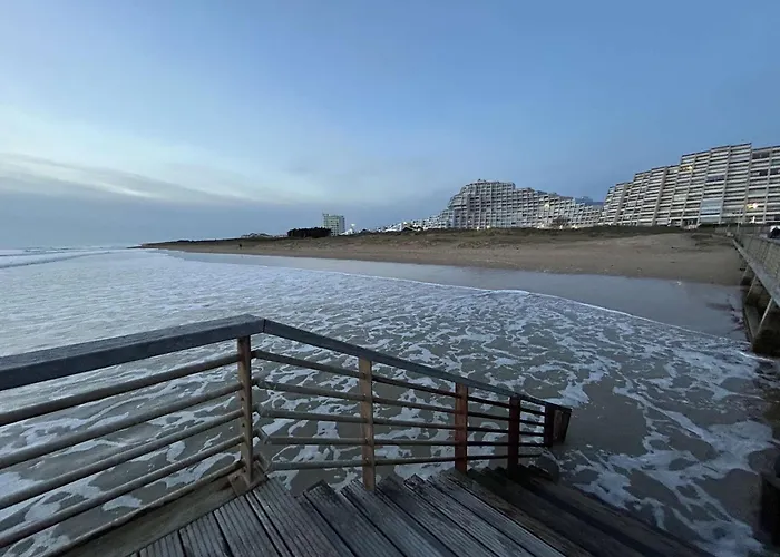 4 Pers Avec Balcon, Parking Et Animaux Admis A 50m De La - Fr-1-224c-142 * סן ז'אן דה מון